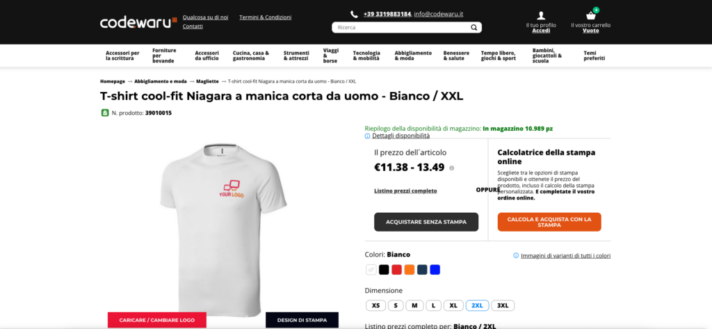 Codewaru EPS Scelta di un prodotto 